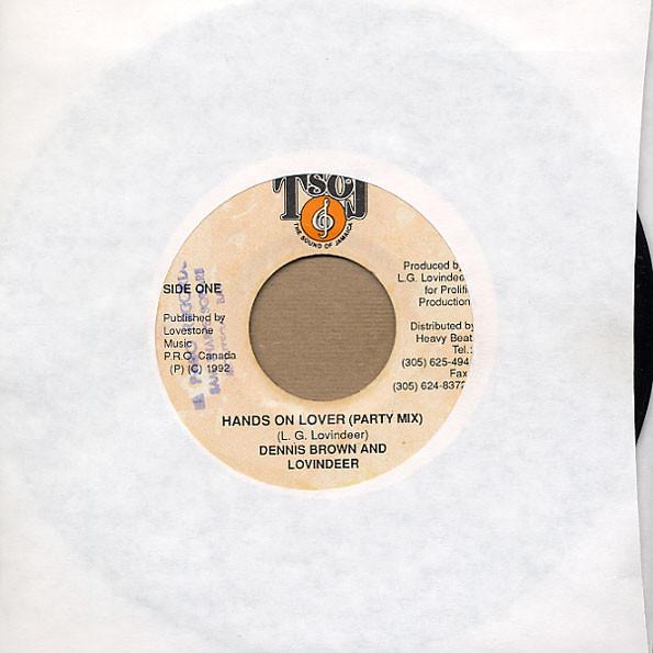 7inch Record DENNIS BROWN & LLOYD LOVINDEER - Hands On Lover NONE TSOJ 1992 Jamaica Reggae, Ska & Dub Used
7inch Record DENNIS BROWN & LLOYD LOVINDEER - Hands On Lover NONE TSOJ 1992 Jamaica Reggae, Ska & Dub Used