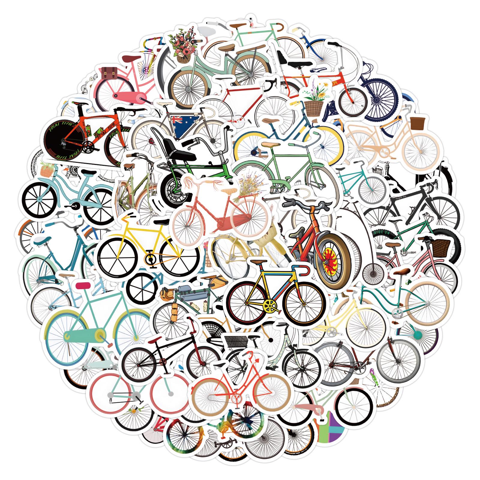 Bicycle Cartoon Graffiti Stickers (100-Pack) for Notebook, Skateboard, Water Bottle, Suitcase
Bicycle Cartoon Graffiti Stickers (100-Pack) for Notebook, Skateboard, Water Bottle, Suitcase
