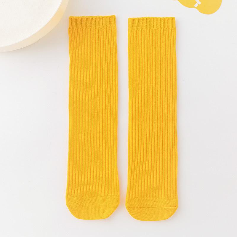 Korean-Style Candy Color Mid-Calf Cotton Socks for Girls and Babies - Thin, Double Needle, Spring & Autumn Piled Socks One Size No Heel
Korean-Style Candy Color Mid-Calf Cotton Socks for Girls and Babies - Thin, Double Needle, Spring & Autumn Piled Socks One Size No Heel