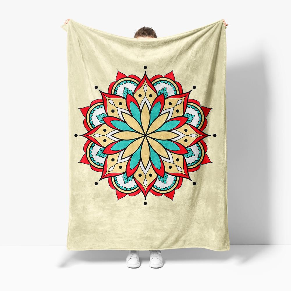 Bohemian mandala pattern Flannel printed blanket suitable for all seasons suitable for living room office sofa and travel 75x90cm28x39in
Bohemian mandala pattern Flannel printed blanket suitable for all seasons suitable for living room office sofa and travel 75x90cm28x39in