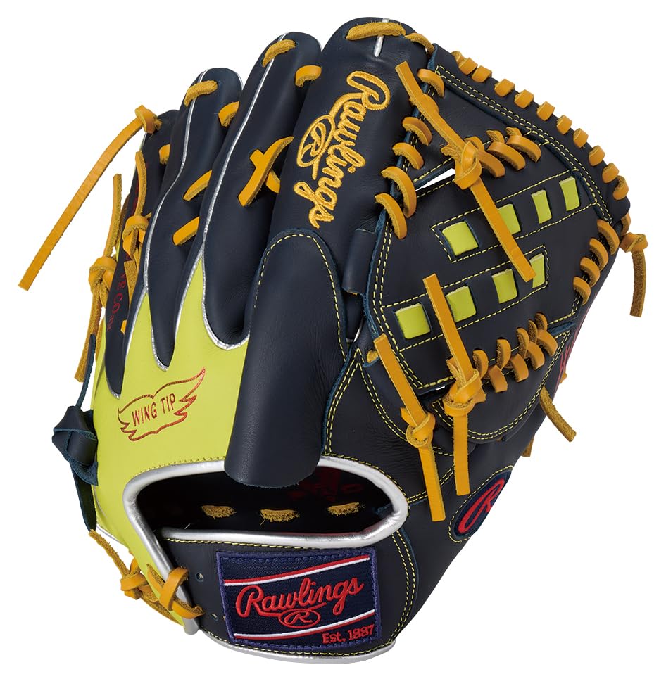 Rawlings HYPER TECH COLOR SYNC GR5FHTCA15W Baseball Throw Glove, Soft, Pitcher s, Navy/O-Yellow, 11.75 inches, Right-Handed
Rawlings HYPER TECH COLOR SYNC GR5FHTCA15W Baseball Throw Glove, Soft, Pitcher s, Navy/O-Yellow, 11.75 inches, Right-Handed