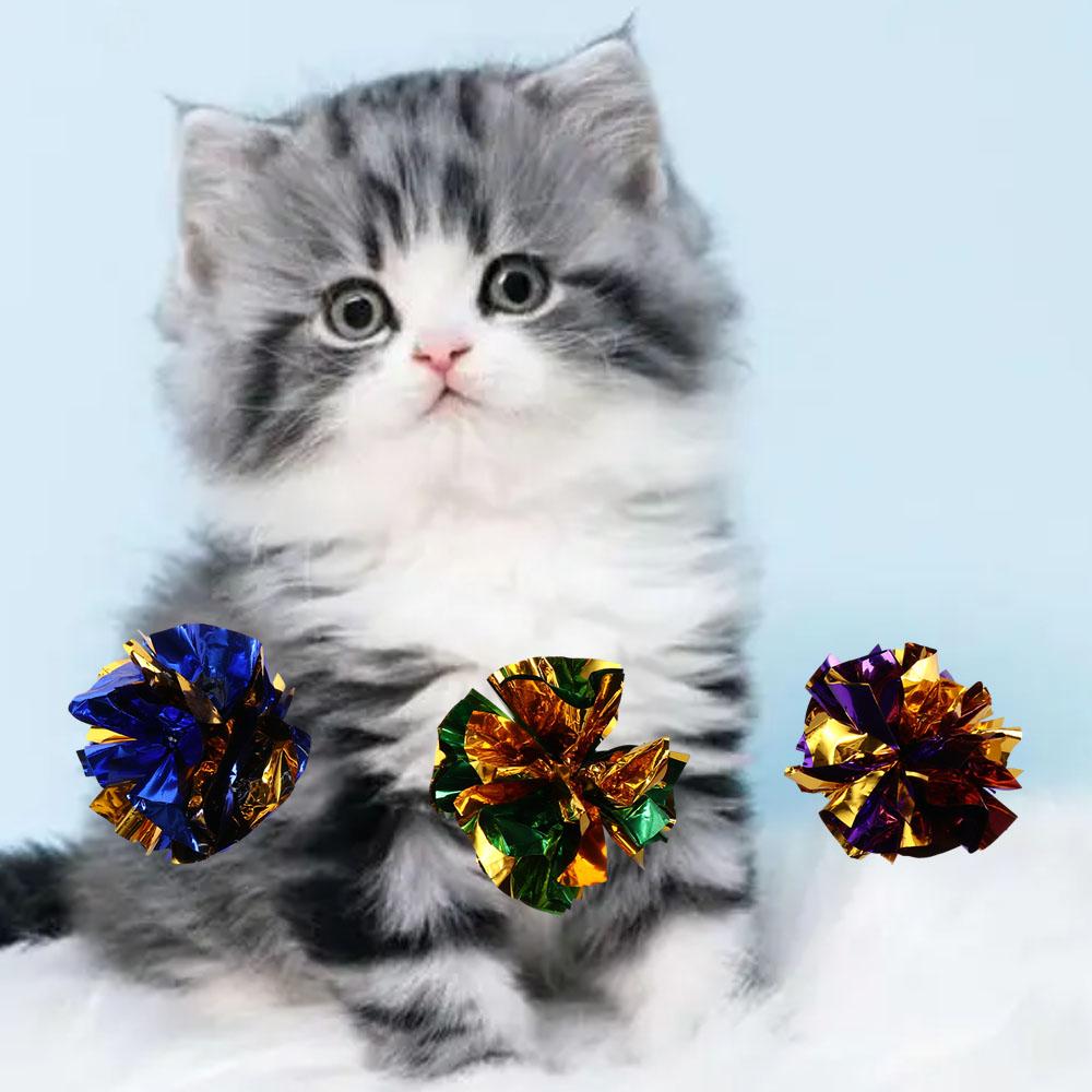 5pcs Random Color Cat Rattle Paper Ball Interactive Cat Paper Sound Toy Playing random color
5pcs Random Color Cat Rattle Paper Ball Interactive Cat Paper Sound Toy Playing random color