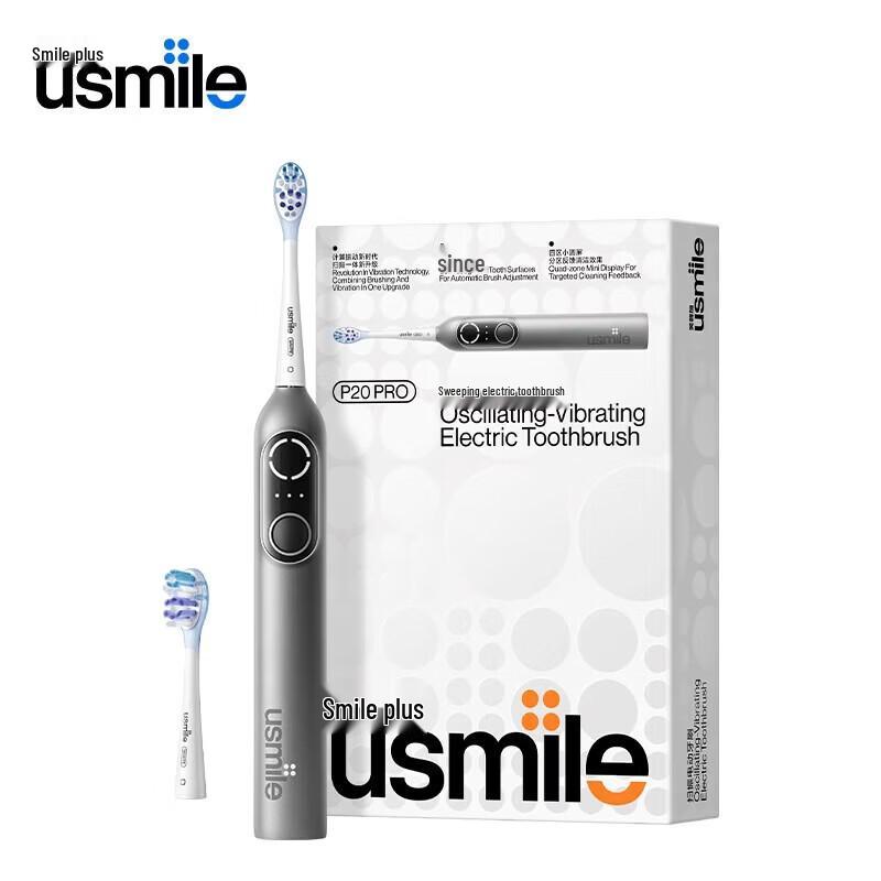 usmile P20 PROs Sonic Electric Toothbrush CN plug (adapter included)
usmile P20 PROs Sonic Electric Toothbrush CN plug (adapter included)
