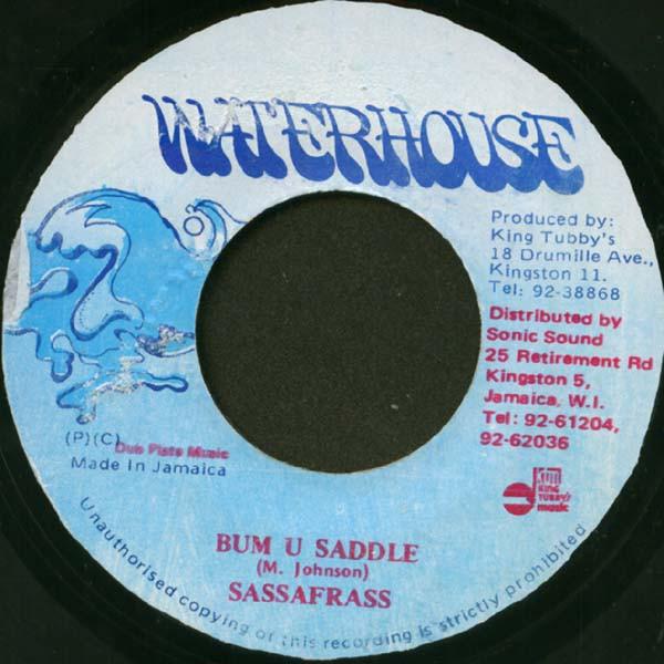 7inch Record SASSAFRASS Bum U Saddle NONE Waterhouse Jamaica Reggae Ska Dub Used
7inch Record SASSAFRASS Bum U Saddle NONE Waterhouse Jamaica Reggae Ska Dub Used