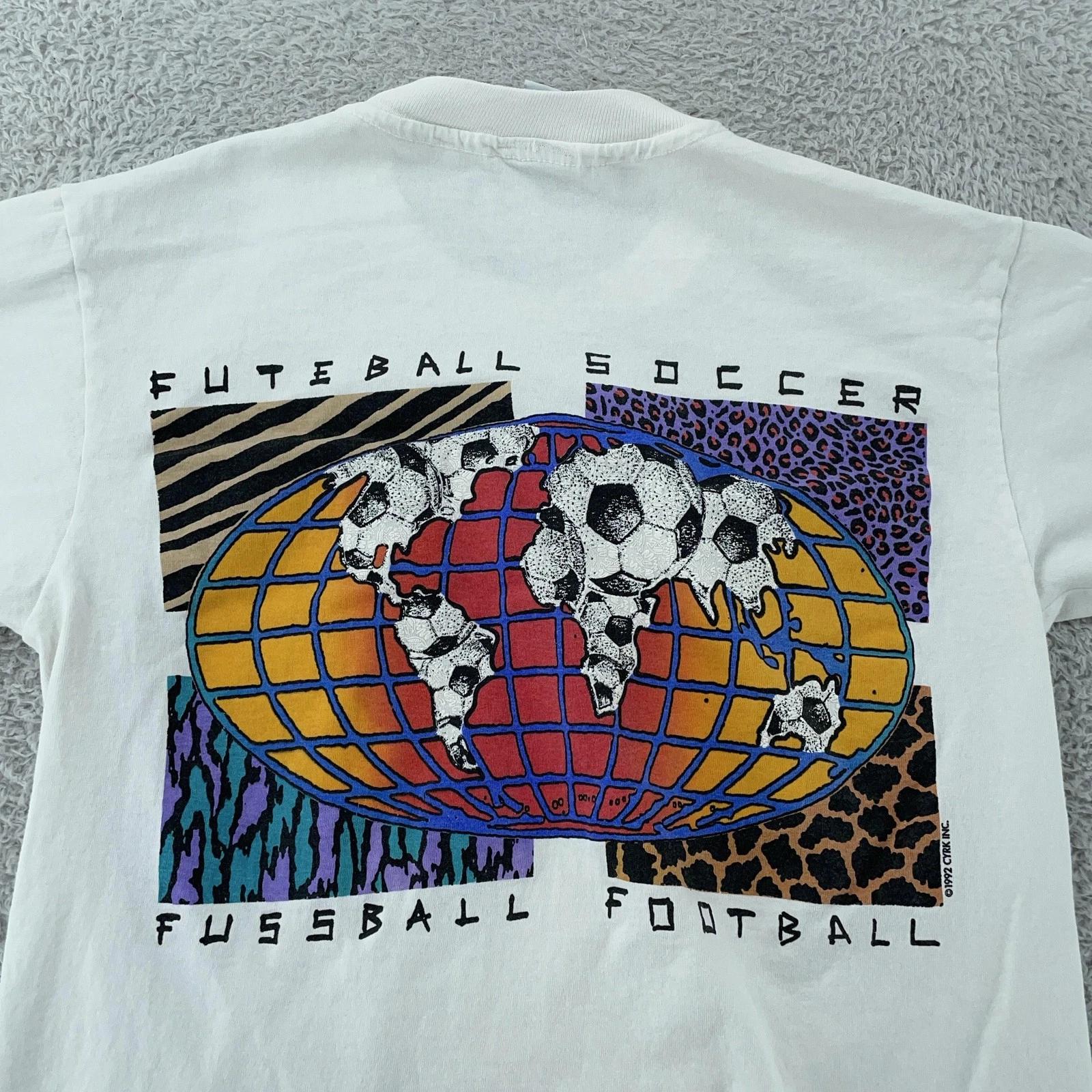 Vintage CYRK Sport Soccer Football World Shirt Mens XS White USA Riunite 90s S
Vintage CYRK Sport Soccer Football World Shirt Mens XS White USA Riunite 90s S