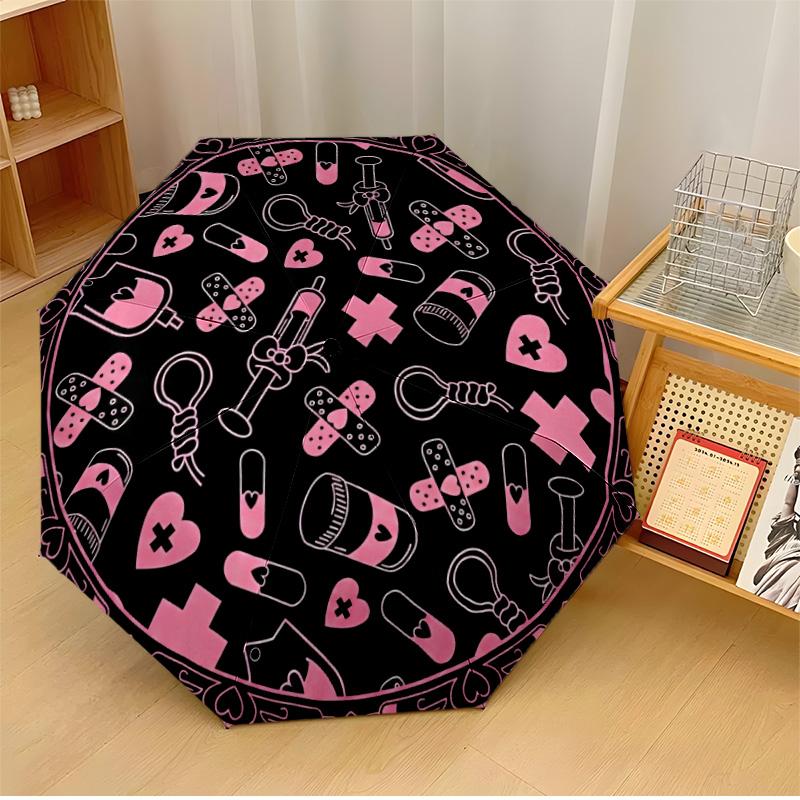 Circular Geometric Stained Glass Printed umbrella windproof folding umbrella portable sun and rain umbrella suitable for gifting
Circular Geometric Stained Glass Printed umbrella windproof folding umbrella portable sun and rain umbrella suitable for gifting
