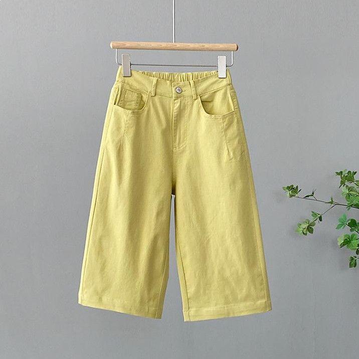Women s Fashionable High-Waisted Cropped Capri Pants - Summer Thin, Versatile, Casual, Mid-Length Korean Style Straight Leg Pants 3XL for 140-160 lbs
Women s Fashionable High-Waisted Cropped Capri Pants - Summer Thin, Versatile, Casual, Mid-Length Korean Style Straight Leg Pants 3XL for 140-160 lbs