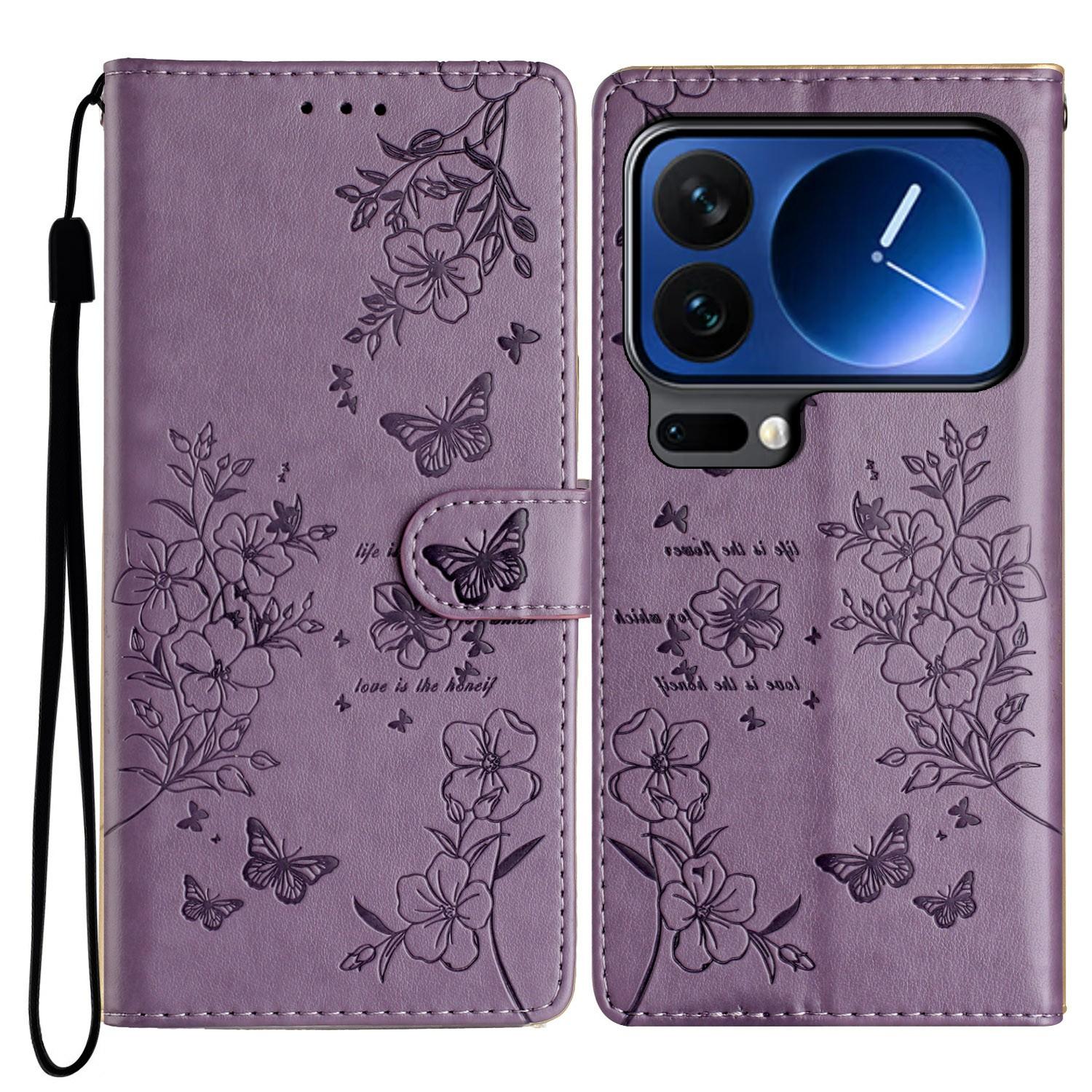 For Xiaomi 17 Pro Wallet Phone Case Butterfly Floral Imprint Leather Flip Cover with Strap
For Xiaomi 17 Pro Wallet Phone Case Butterfly Floral Imprint Leather Flip Cover with Strap