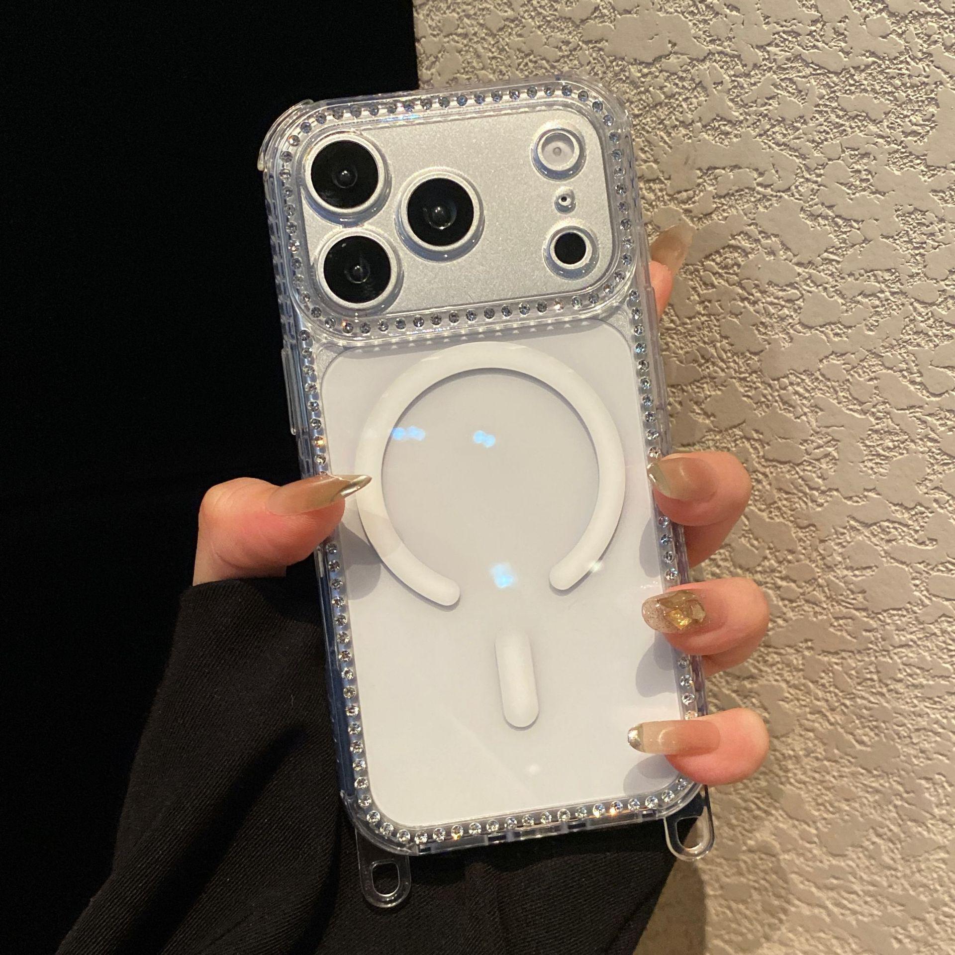 Luxury Rhinestone iPhone 17 Pro Max Case, Magnetic Charging Compatible, Four-Corner Drop Protection iPhone 16
Luxury Rhinestone iPhone 17 Pro Max Case, Magnetic Charging Compatible, Four-Corner Drop Protection iPhone 16