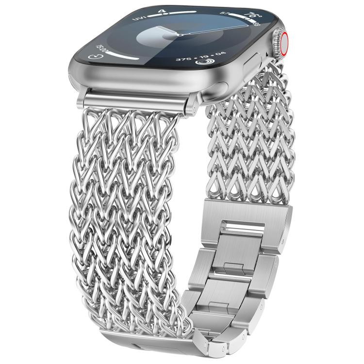 xDfind Плетеная из нержавеющей стали в елочку Ремешок для часов For Apple Watch 42 / 44 / 45 / 46 / 49mm серебряный
xDfind Плетеная из нержавеющей стали в елочку Ремешок для часов For Apple Watch 42 / 44 / 45 / 46 / 49mm серебряный