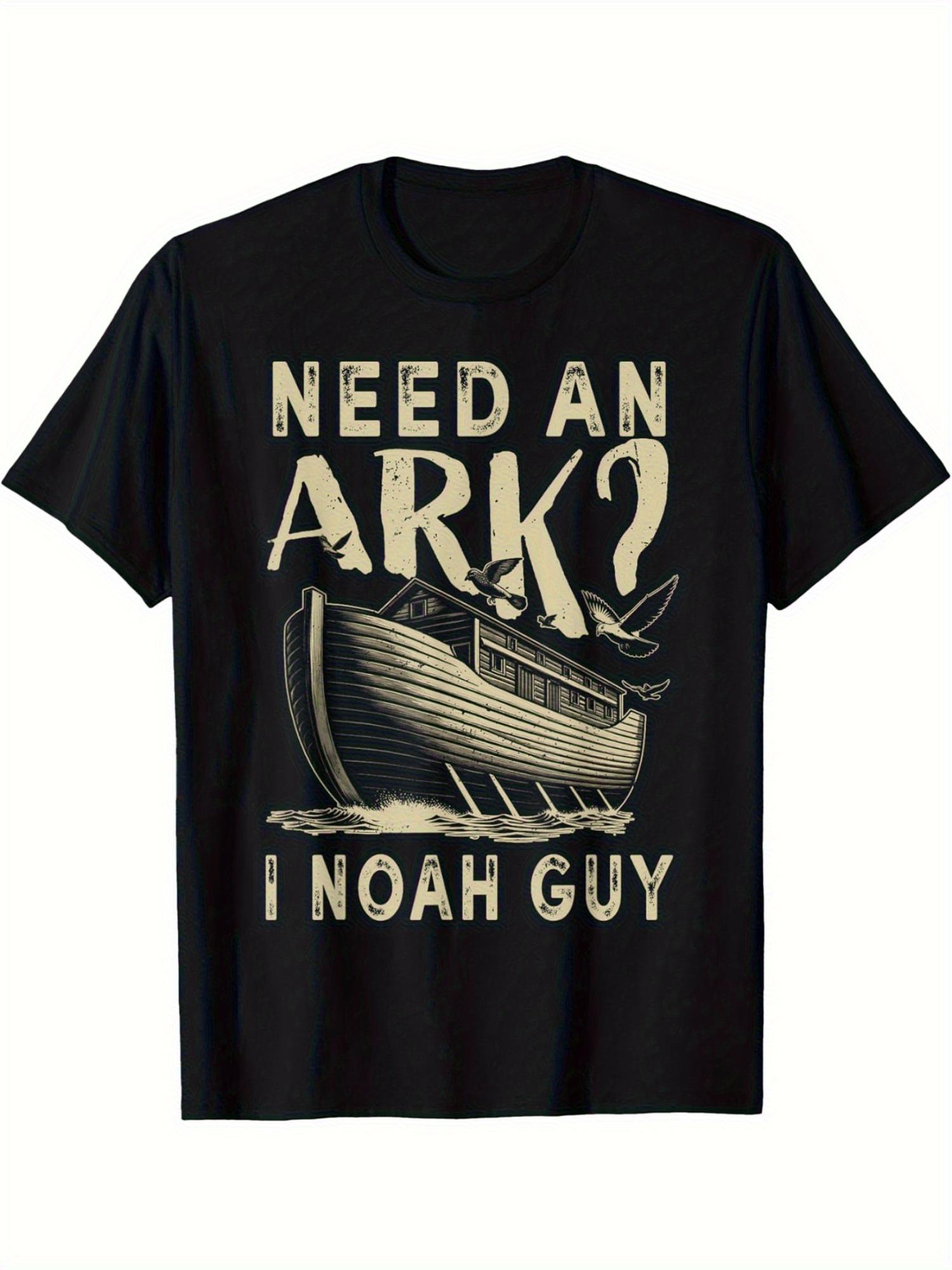 Funny Biblical Ark Graphic Tee - Need an Ark Noah Guy Saying - Black Shirt with Ark Design - 100% Cotton Soft Crewneck T-shirt for Easter XXL
Funny Biblical Ark Graphic Tee - Need an Ark Noah Guy Saying - Black Shirt with Ark Design - 100% Cotton Soft Crewneck T-shirt for Easter XXL