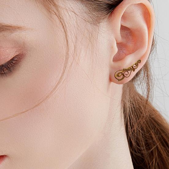 1/2Pcs Metal Creeper Earrings Adjustable Ear Shape Hypoallergenic Phoenix Design Symbolizes 1pc золотистий
1/2Pcs Metal Creeper Earrings Adjustable Ear Shape Hypoallergenic Phoenix Design Symbolizes 1pc золотистий