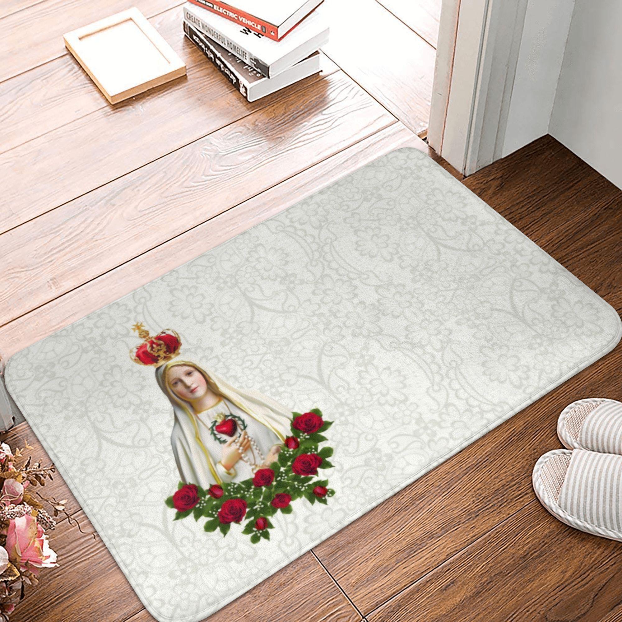 Virgin Mary Of Guadalupe Front Door Mat Anti-Slip Indoor Quick Dry Religious Art Doormat Floor Bath Entrance Rug Carpet 40cmx60cm
Virgin Mary Of Guadalupe Front Door Mat Anti-Slip Indoor Quick Dry Religious Art Doormat Floor Bath Entrance Rug Carpet 40cmx60cm