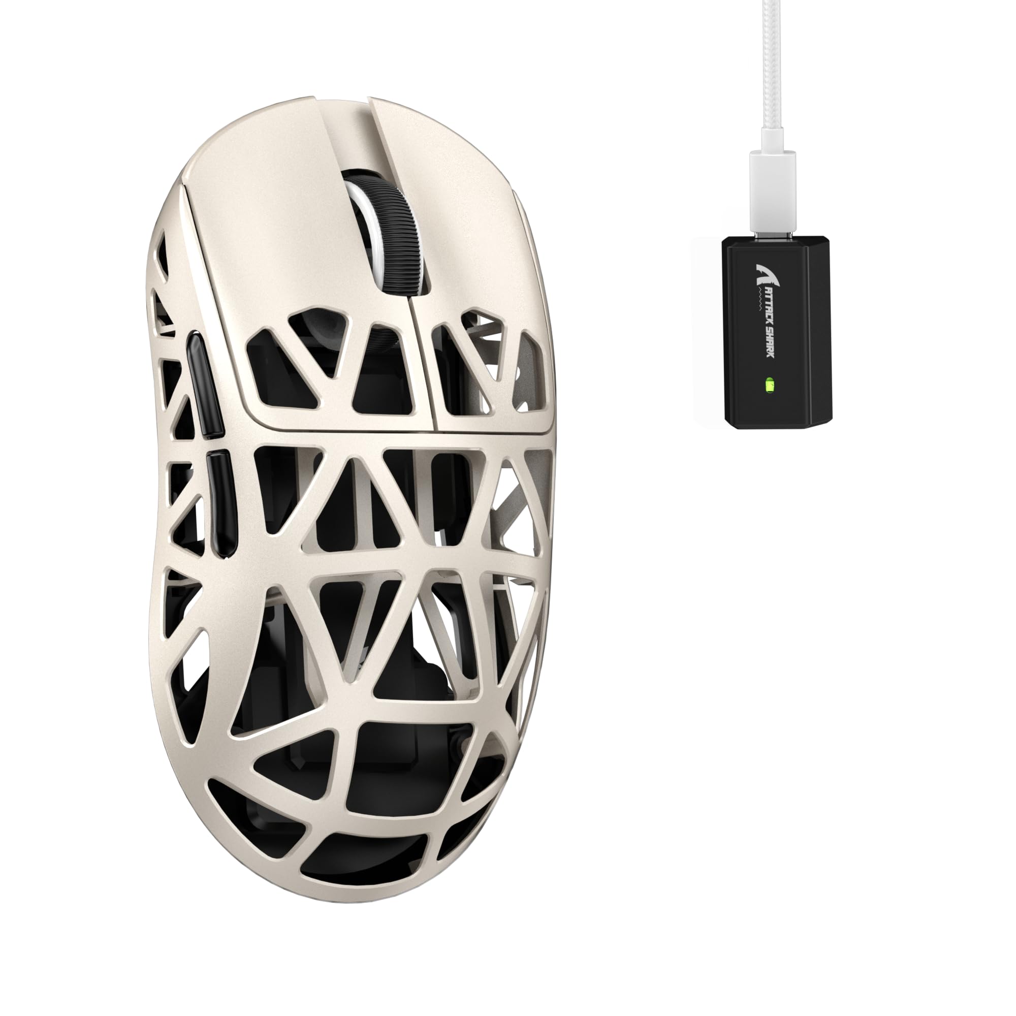 SHARK R2 Magnesium Alloy Mouse Gaming Mouse 8k Mouse PixArt PAW3950 Optical Sensor 47g Надлегкий 3-режимний підключення Дротове двоканальне 42000 DPI 50G
SHARK R2 Magnesium Alloy Mouse Gaming Mouse 8k Mouse PixArt PAW3950 Optical Sensor 47g Надлегкий 3-режимний підключення Дротове двоканальне 42000 DPI 50G