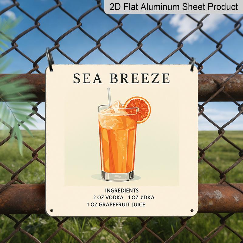 2D Flat 1pc, Vintage Metal Aluminum Decorative Sign, Sea Breeze, Indoor Retro Wall Art, Home Decor for Kitchen, Bar Area, Dining Room, Porch, Door 20*20cm
2D Flat 1pc, Vintage Metal Aluminum Decorative Sign, Sea Breeze, Indoor Retro Wall Art, Home Decor for Kitchen, Bar Area, Dining Room, Porch, Door 20*20cm