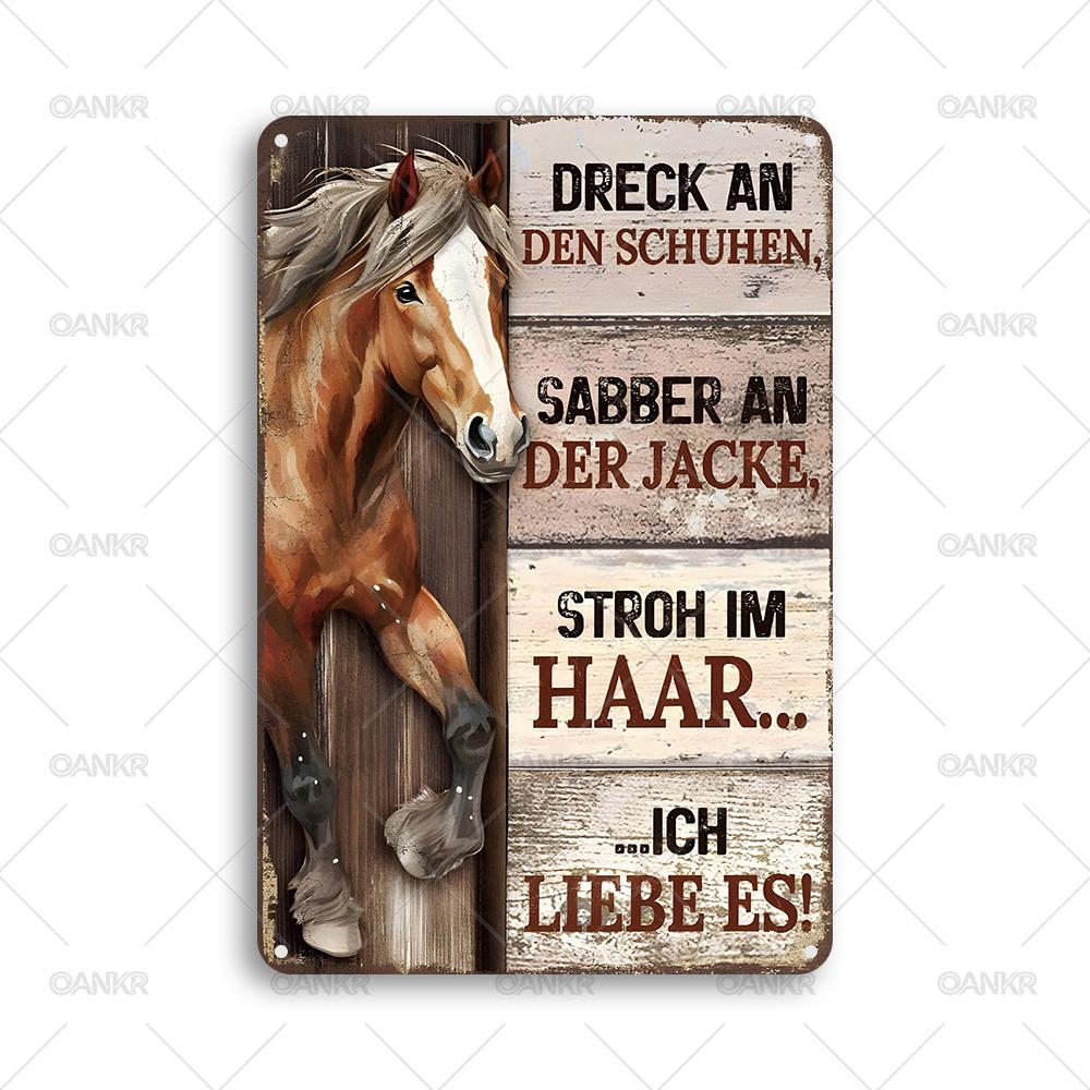 Funny Metal Tin Sign Horse Room Decor Vintage Metal Signs for Man Cave Bedroom Home Wall Art Decor Plaque Accessories 20x30cm(7.8x11.8inch)
Funny Metal Tin Sign Horse Room Decor Vintage Metal Signs for Man Cave Bedroom Home Wall Art Decor Plaque Accessories 20x30cm(7.8x11.8inch)