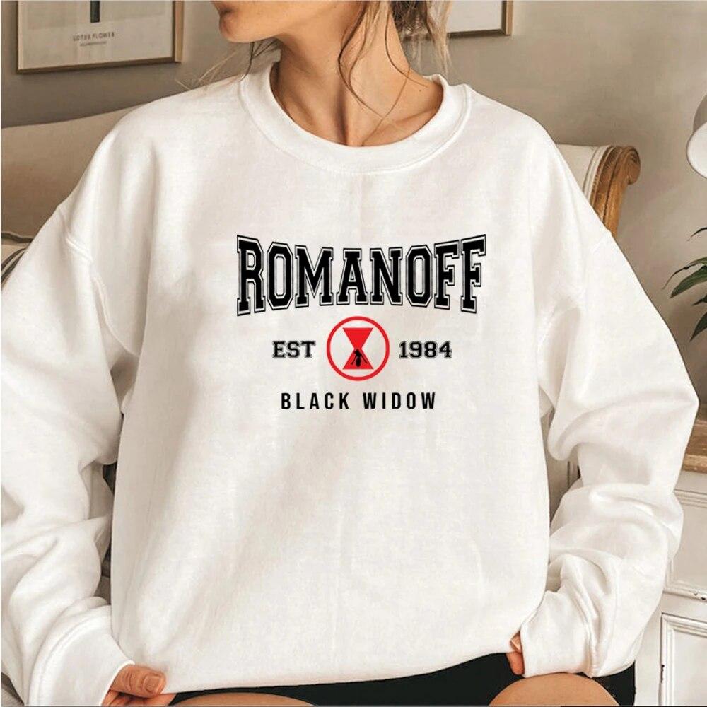 Romanoff 1984 Sweatshirt Natasha Romanoff Superhero Hoodies Women Crewneck Sweatshirts Long Sleeve Pullovers Streetwear Tops Unisex
Romanoff 1984 Sweatshirt Natasha Romanoff Superhero Hoodies Women Crewneck Sweatshirts Long Sleeve Pullovers Streetwear Tops Unisex