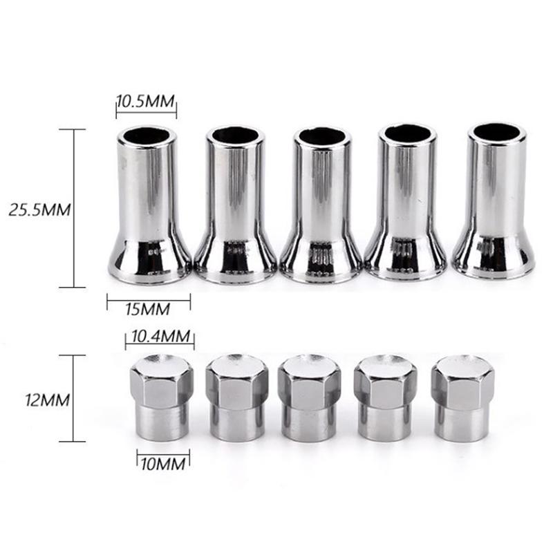 10Pcs TR414AC Car Truck Tire Wheel Tyre Valve Caps with Sleeve Covers Left Right Front Rear Auto Accessories
10Pcs TR414AC Car Truck Tire Wheel Tyre Valve Caps with Sleeve Covers Left Right Front Rear Auto Accessories