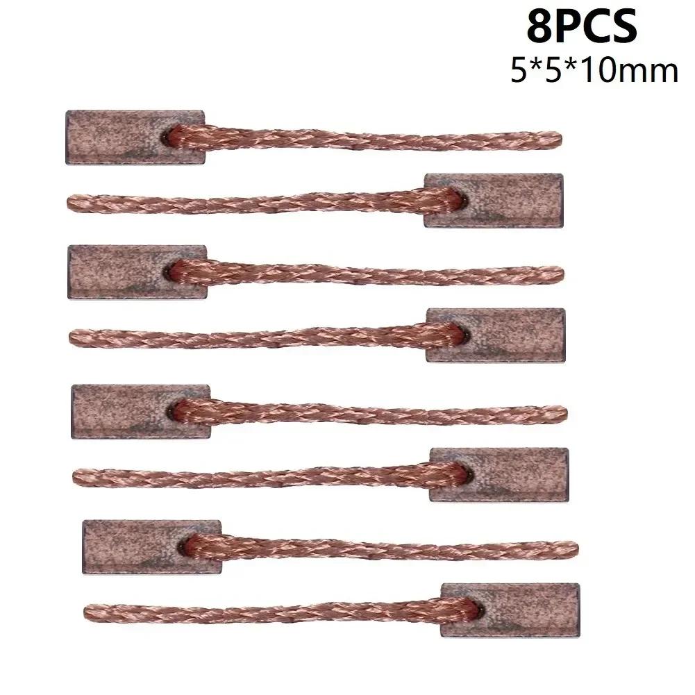 8Pcs/lot 5x5x10mm Graphite Copper Motor Carbon Brushes For Bosch Angle Grinder Electric Hammer Electric Rotary Tool China Mainland
8Pcs/lot 5x5x10mm Graphite Copper Motor Carbon Brushes For Bosch Angle Grinder Electric Hammer Electric Rotary Tool China Mainland