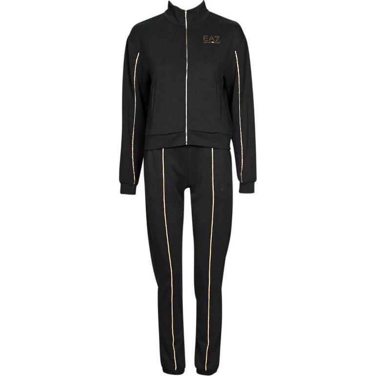 Emporio Armani Logo Print Stand Collar Zip Long Sleeve Drawstring Straight Leg Casual Set Women sets Black 6LTV56-TJGEZ-1200 M
Emporio Armani Logo Print Stand Collar Zip Long Sleeve Drawstring Straight Leg Casual Set Women sets Black 6LTV56-TJGEZ-1200 M
