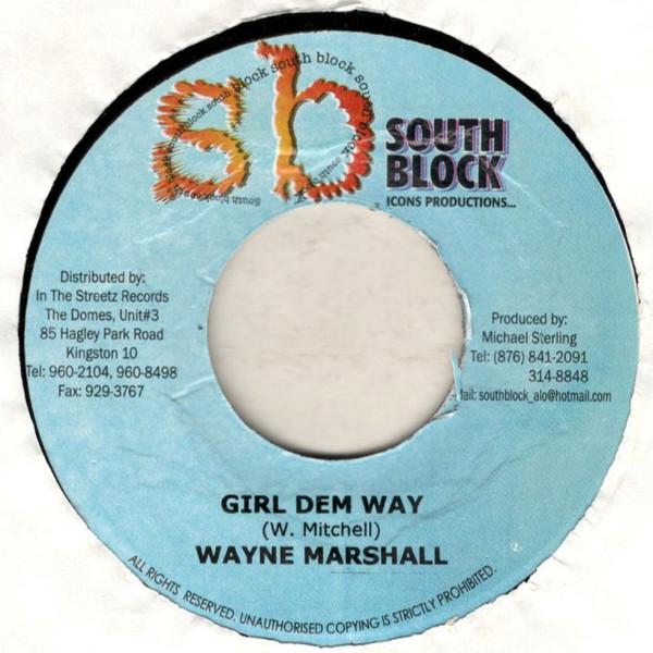 7-дюймовая пластинка WAYNE MARSHALL / REAGAN - Girl Dem Way / Weh Yu Want NONE South Block 2003 Ямайка Регги, Ска и Даб Б/У
7-дюймовая пластинка WAYNE MARSHALL / REAGAN - Girl Dem Way / Weh Yu Want NONE South Block 2003 Ямайка Регги, Ска и Даб Б/У