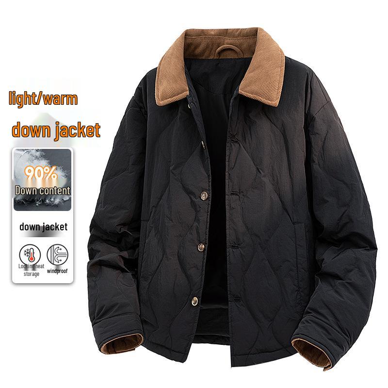 Men s Retro Color Block Winter Down Jacket - 90% Duck Down Puffer Coat, Warm and Versatile. 2XL
Men s Retro Color Block Winter Down Jacket - 90% Duck Down Puffer Coat, Warm and Versatile. 2XL