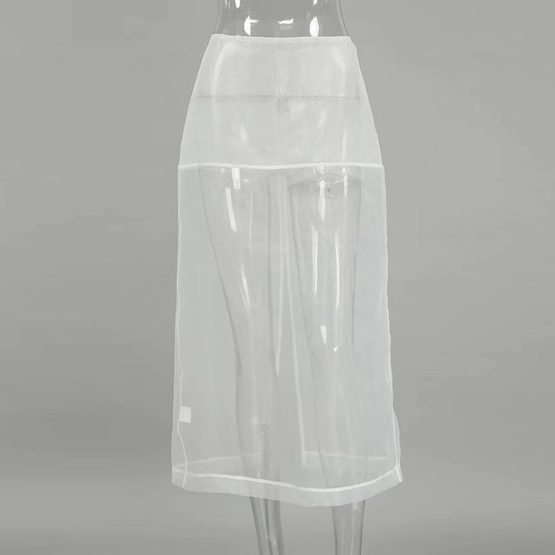 Новая юбка в французском стиле, сексуальная прозрачная сетчатая юбка с высокой талией, прямая, с разрезом, перспективная сетчатая юбка White L
Новая юбка в французском стиле, сексуальная прозрачная сетчатая юбка с высокой талией, прямая, с разрезом, перспективная сетчатая юбка White L