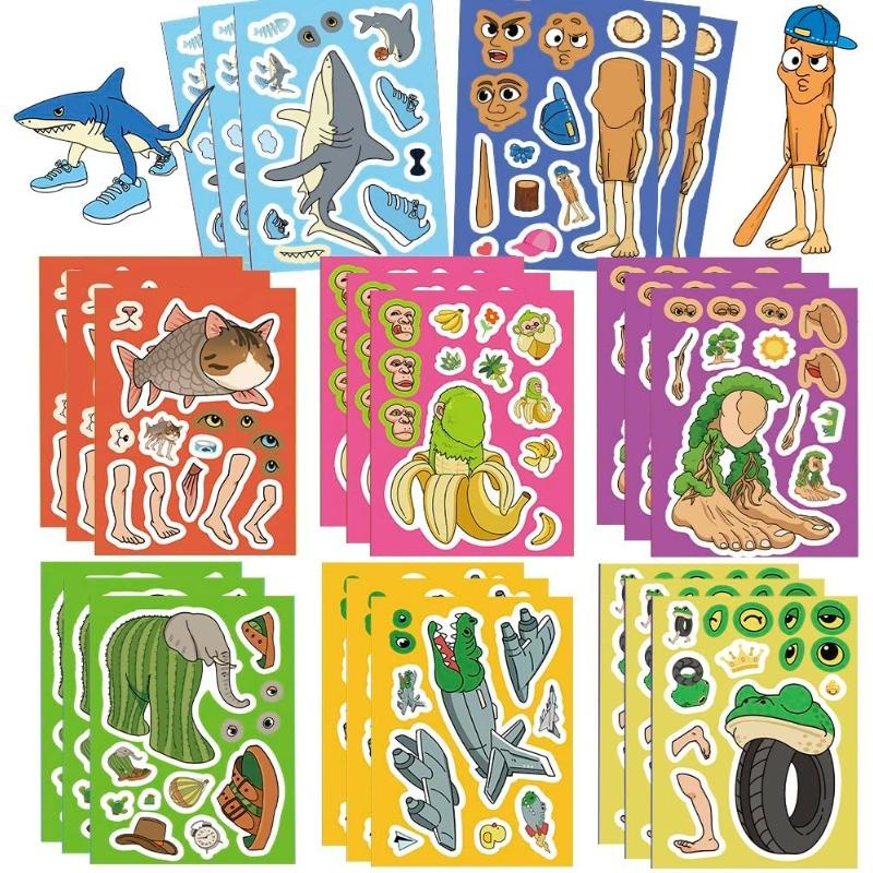 24 листа наклеек «Tung Tung Tung Sahur Make a Face», итальянские наклейки Brainrot Make Your Own, смешанные и подобранные с 8 наклейками с персонажами 24 sheets
24 листа наклеек «Tung Tung Tung Sahur Make a Face», итальянские наклейки Brainrot Make Your Own, смешанные и подобранные с 8 наклейками с персонажами 24 sheets