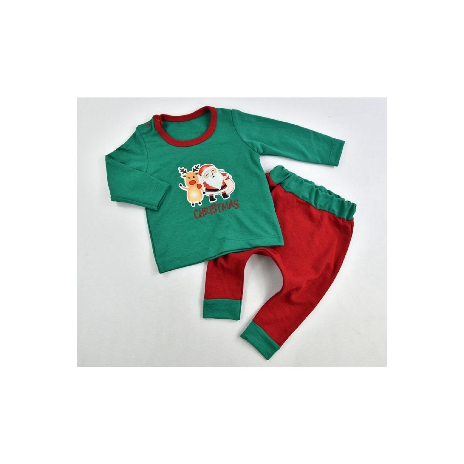 Unisex New Year Concept Christmas Printed 2-piece Set With Santa Claus 12-18 AY зелёный
Unisex New Year Concept Christmas Printed 2-piece Set With Santa Claus 12-18 AY зелёный