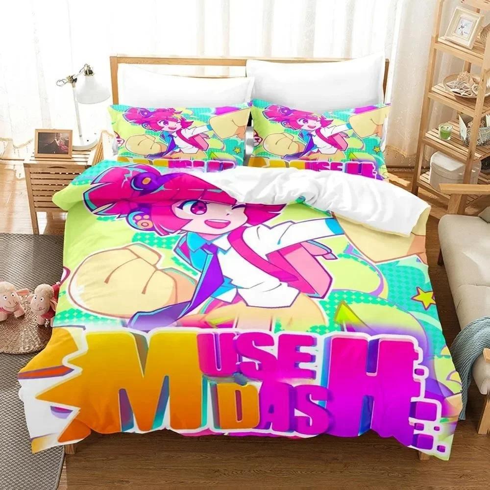 Fashion Music Game Muse Dash Beding Set Printed Bed Linen Set With Pilowcase Soft Duvet Cover Soft Single Double Quen Super King-Sized Dimensionsd 100*200cm Single
Fashion Music Game Muse Dash Beding Set Printed Bed Linen Set With Pilowcase Soft Duvet Cover Soft Single Double Quen Super King-Sized Dimensionsd 100*200cm Single