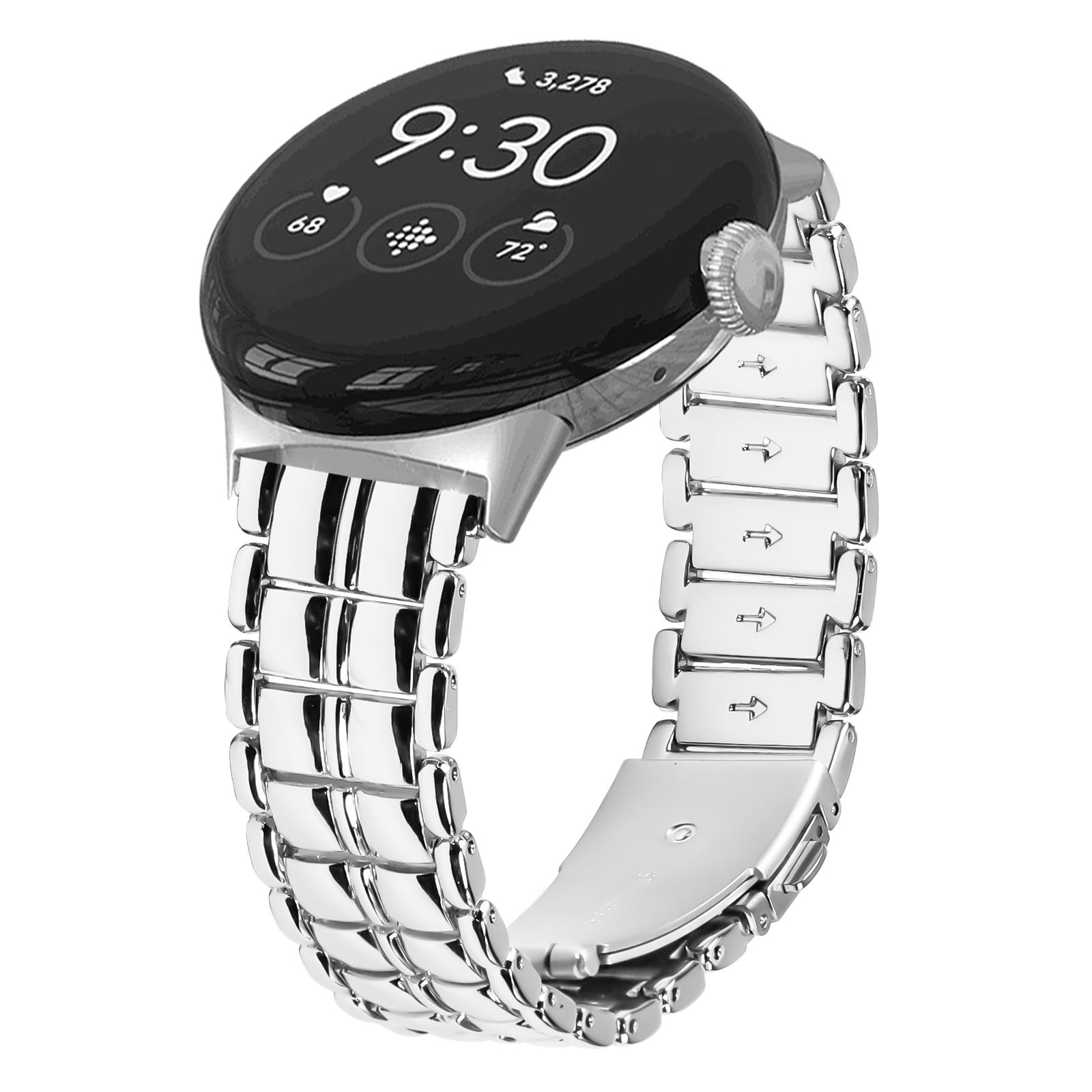 For Google Pixel Watch 3 41mm/Watch 2/Pixel Watch Alloy Wrist Band Replacement Watch Strap Rose Gold
For Google Pixel Watch 3 41mm/Watch 2/Pixel Watch Alloy Wrist Band Replacement Watch Strap Rose Gold