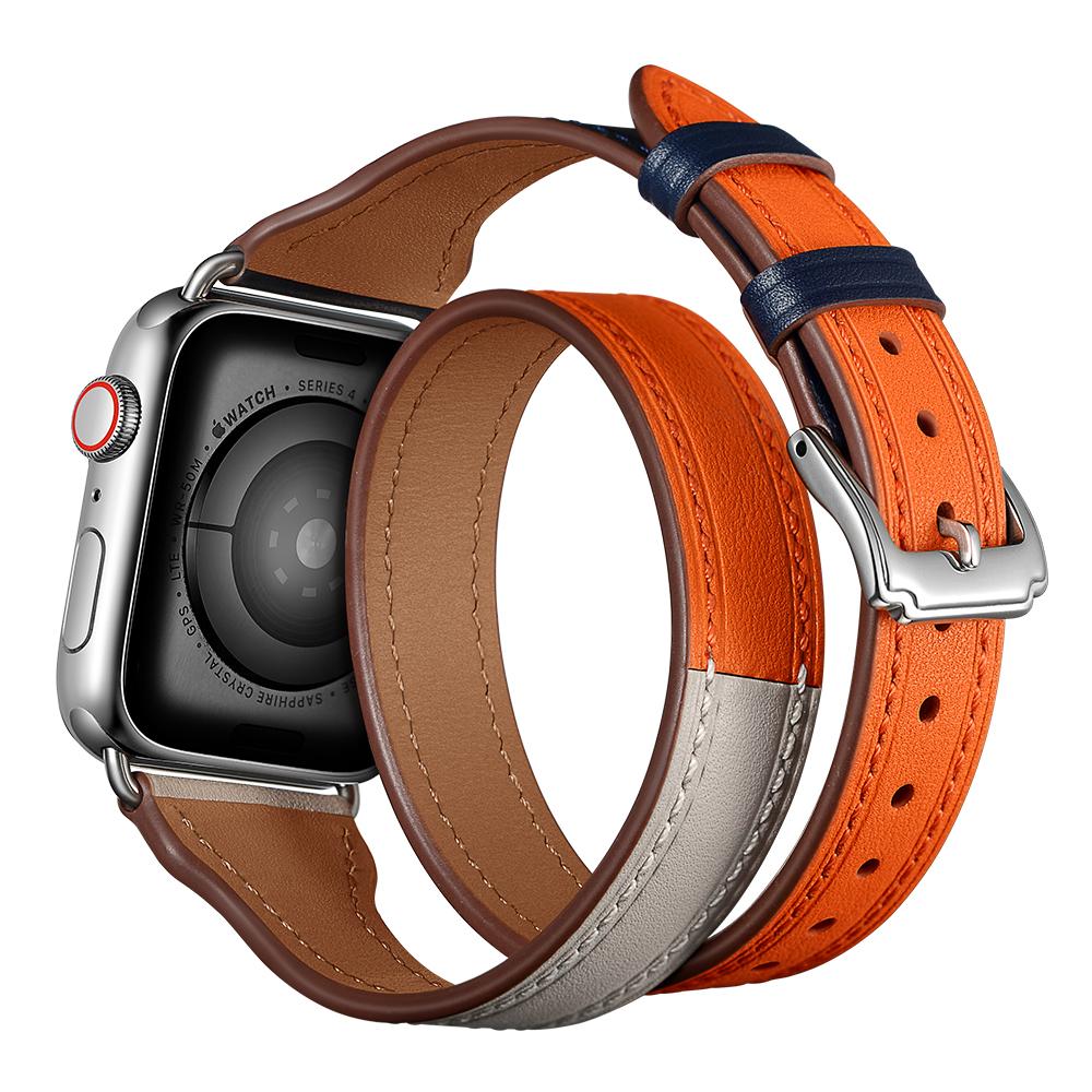 Двойной тур для Apple Watch, ремешок 40 мм, 44 мм, 38 мм, 42 мм, итальянский ремешок для часов из натуральной кожи, ремень-браслет iWatch serie 3, 4, 5, se 6, ремешок
Двойной тур для Apple Watch, ремешок 40 мм, 44 мм, 38 мм, 42 мм, итальянский ремешок для часов из натуральной кожи, ремень-браслет iWatch serie 3, 4, 5, se 6, ремешок