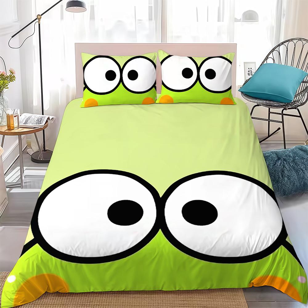 K-Keroppi Cute Duvet Cover Set Home Style Bedding Soft Laundry Cotton Bed 3 Piece Set Student Dormitory Gift 135x200cm
K-Keroppi Cute Duvet Cover Set Home Style Bedding Soft Laundry Cotton Bed 3 Piece Set Student Dormitory Gift 135x200cm