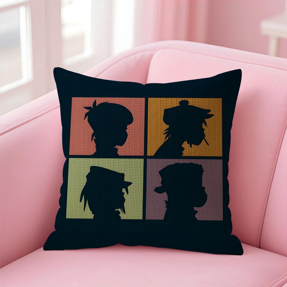 GGorillaz Band Cushion Cover Natural Linen Pillow Case DoubleSided Print Decorative Sofa Pillowcase Home Decor Gift 30x30cm
GGorillaz Band Cushion Cover Natural Linen Pillow Case DoubleSided Print Decorative Sofa Pillowcase Home Decor Gift 30x30cm