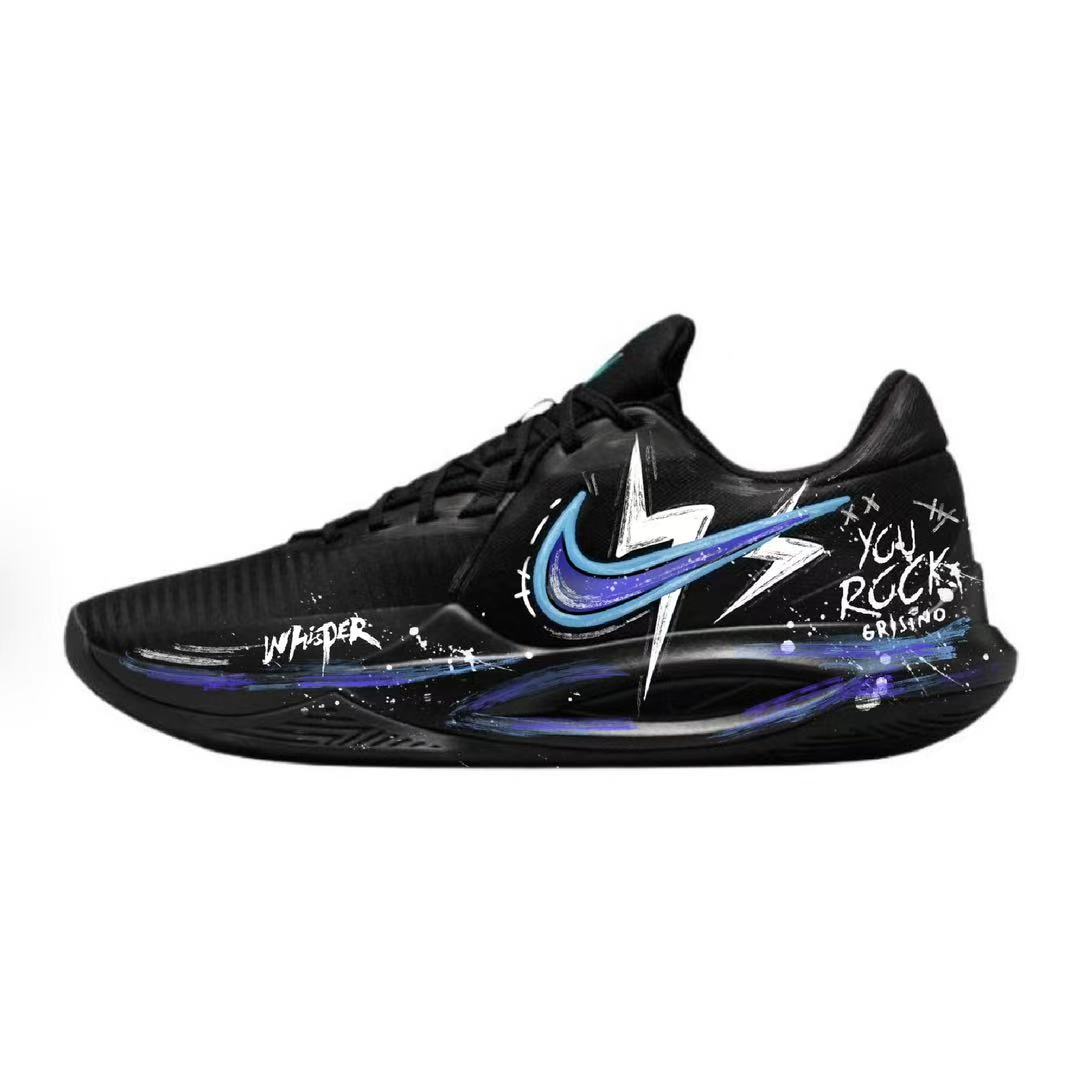 Nike Precision 6 Blue Lightning Rhapsody Breathable Moisture Wicking Low top Basketball Shoes Men s Blue Purple Black IO7605-040(Team861-) 42.5
Nike Precision 6 Blue Lightning Rhapsody Breathable Moisture Wicking Low top Basketball Shoes Men s Blue Purple Black IO7605-040(Team861-) 42.5