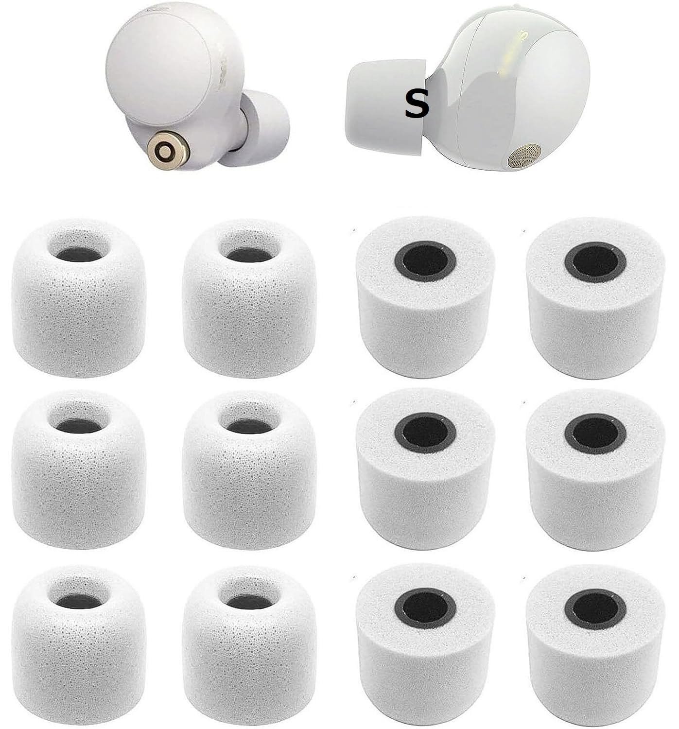 Memory Foam Earpieces for 1000xm5 For Sony For 1000xm4 For For WI Series Earphones For WF Series Earphones Polyurethane Foam Material Noise Canceling
Memory Foam Earpieces for 1000xm5 For Sony For 1000xm4 For For WI Series Earphones For WF Series Earphones Polyurethane Foam Material Noise Canceling