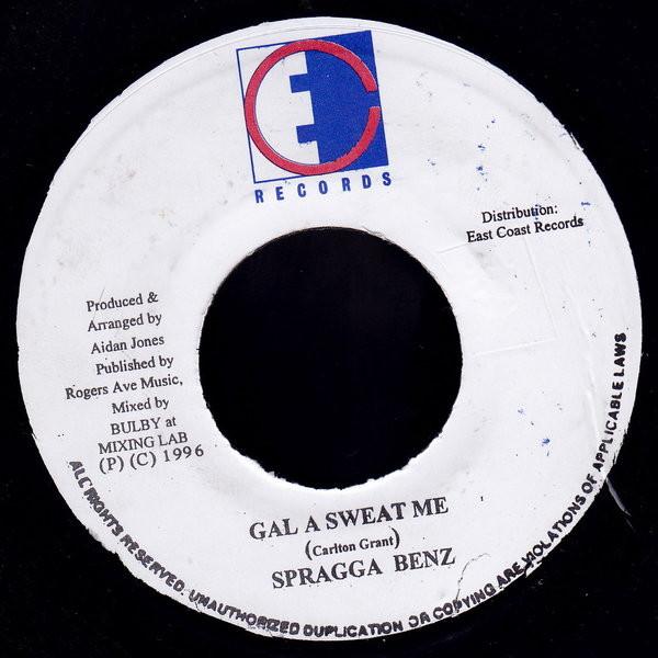 7inch Record SPRAGGA BENZ - Gal A Sweat Me NONE East Coast Reco 1996 Jamaica Reggae, Ska & Dub Used
7inch Record SPRAGGA BENZ - Gal A Sweat Me NONE East Coast Reco 1996 Jamaica Reggae, Ska & Dub Used