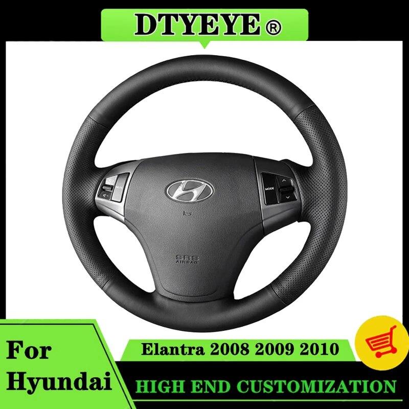 Чехол на руль автомобиля для Hyundai Elantra 2008-2010, автомобильные аксессуары «сделай сам», интерьер, индивидуальная оригинальная оплетка рулевого колеса
Чехол на руль автомобиля для Hyundai Elantra 2008-2010, автомобильные аксессуары «сделай сам», интерьер, индивидуальная оригинальная оплетка рулевого колеса