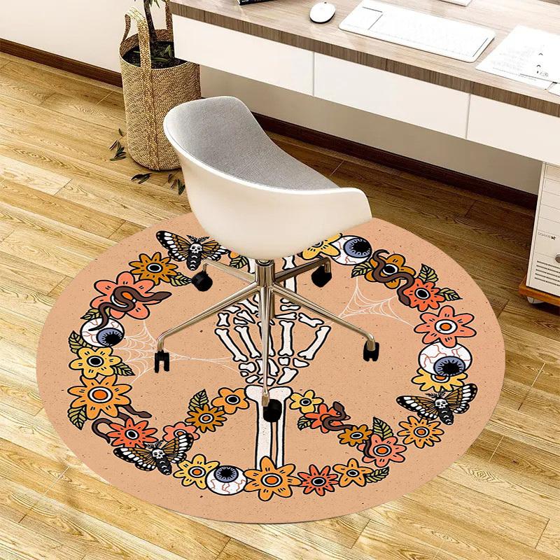 1pc Office Carpet Chair Mats Skeleton Hand with Flowers and Eyes Illustration Perfect for Decorating Office Chairss, Or Bedrooms.YDT553 80cm by 80cm
1pc Office Carpet Chair Mats Skeleton Hand with Flowers and Eyes Illustration Perfect for Decorating Office Chairss, Or Bedrooms.YDT553 80cm by 80cm