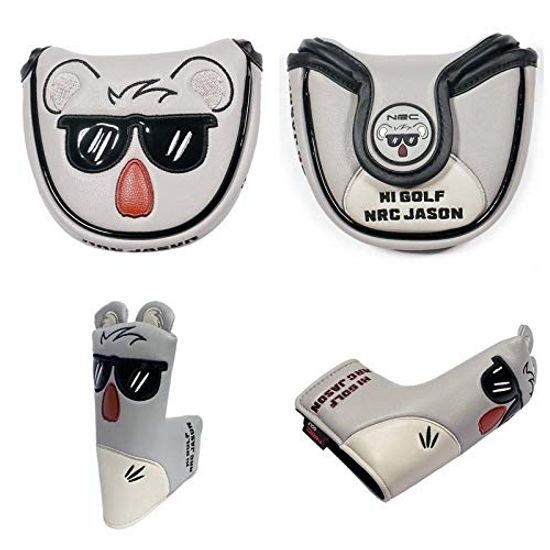 Putter Cover Head Cover Compatible with Odyssey 2 Ball For Mallet Magnetic Cameron Compatible with Odyssey For Pin Type Koala Type/Scotty (For Mallet)
Putter Cover Head Cover Compatible with Odyssey 2 Ball For Mallet Magnetic Cameron Compatible with Odyssey For Pin Type Koala Type/Scotty (For Mallet)