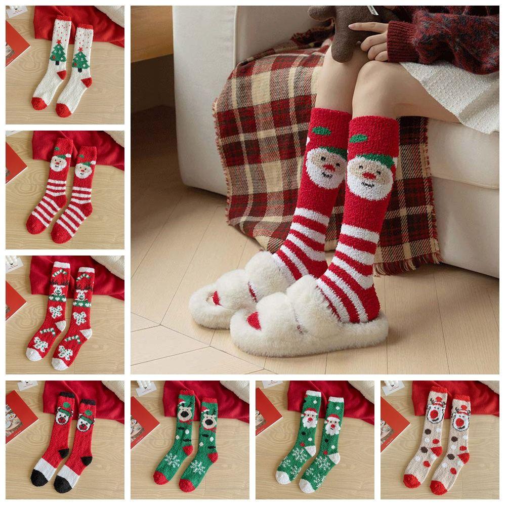 Long Tube Christmas Stocking Calf Socks Women Hosiery Warm Home Sleep Socks Women Style A
Long Tube Christmas Stocking Calf Socks Women Hosiery Warm Home Sleep Socks Women Style A