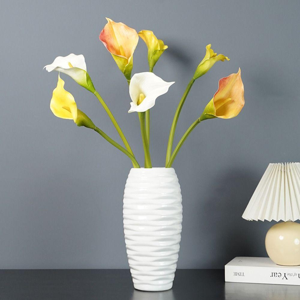 Garden Wedding Elegant DIY Bridal Artificial Calla Lilies Fake Flowers Bouquet Silk Plants
Garden Wedding Elegant DIY Bridal Artificial Calla Lilies Fake Flowers Bouquet Silk Plants