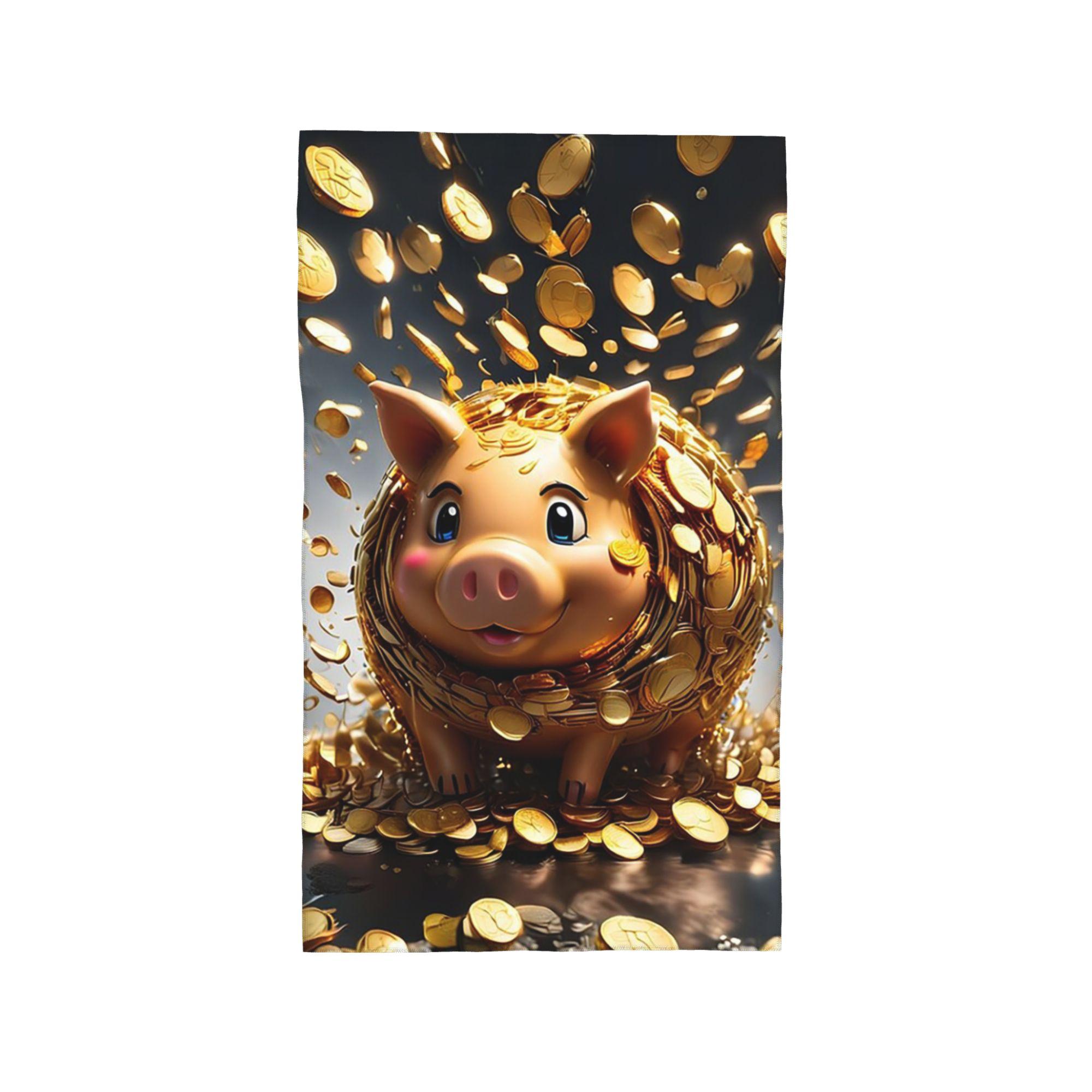 Gold coins flying cute golden piggybank Soft Face Towel Quick Dry Pool Bath Cotton Towels Absorbent W30*H60(CM)
Gold coins flying cute golden piggybank Soft Face Towel Quick Dry Pool Bath Cotton Towels Absorbent W30*H60(CM)