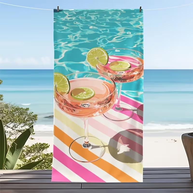 Watercolor Grapefruit Slice Beach Towel Vibrant Citrus Fruit Art Print Soft Quick Dry Beach Blanket for Summer Vacation W30*H60(CM)
Watercolor Grapefruit Slice Beach Towel Vibrant Citrus Fruit Art Print Soft Quick Dry Beach Blanket for Summer Vacation W30*H60(CM)