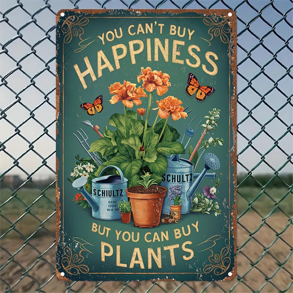 Vintage Garden Metal Sign Wall Art Rustic Tool Design You Cant Buy Happiness But You Can Buy Plants Home Decor 20x30cm белый
Vintage Garden Metal Sign Wall Art Rustic Tool Design You Cant Buy Happiness But You Can Buy Plants Home Decor 20x30cm белый