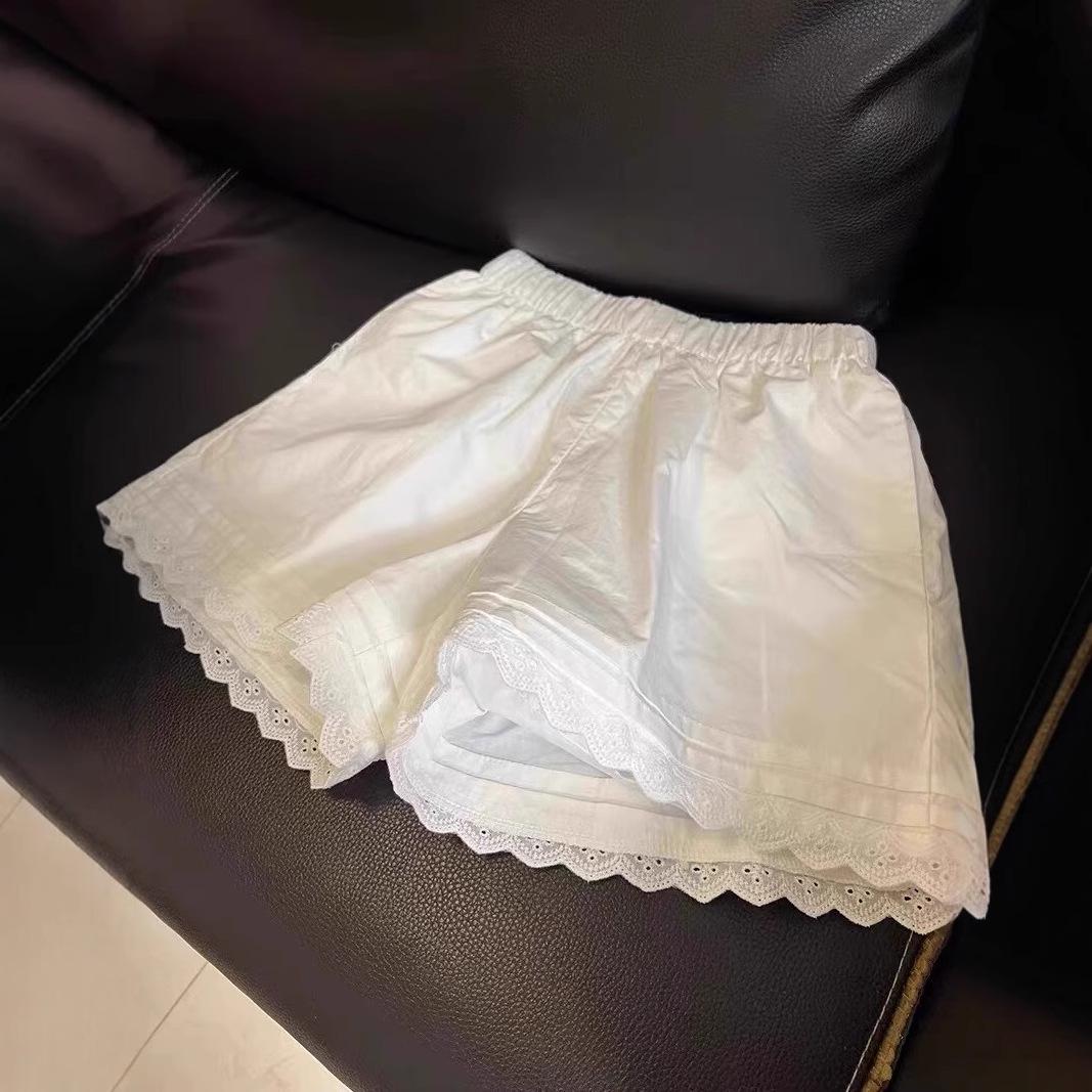 Women s White Lace Trim A-Line Shorts - Summer Loose-Fitting, Versatile, Casual Wide-Leg Pants XL
Women s White Lace Trim A-Line Shorts - Summer Loose-Fitting, Versatile, Casual Wide-Leg Pants XL
