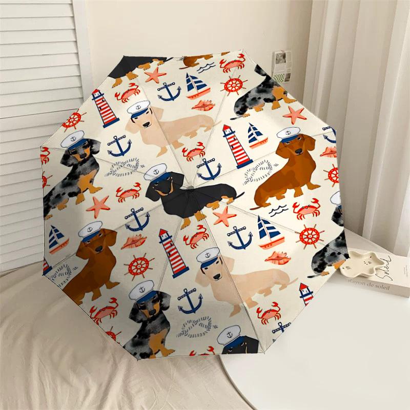 1PC Dachshund Sailor Umbrella-8-Rib Reinforced, Automatic Open, Lightweight & Durable, Fashion Accessory for Outdoor-L0312
1PC Dachshund Sailor Umbrella-8-Rib Reinforced, Automatic Open, Lightweight & Durable, Fashion Accessory for Outdoor-L0312