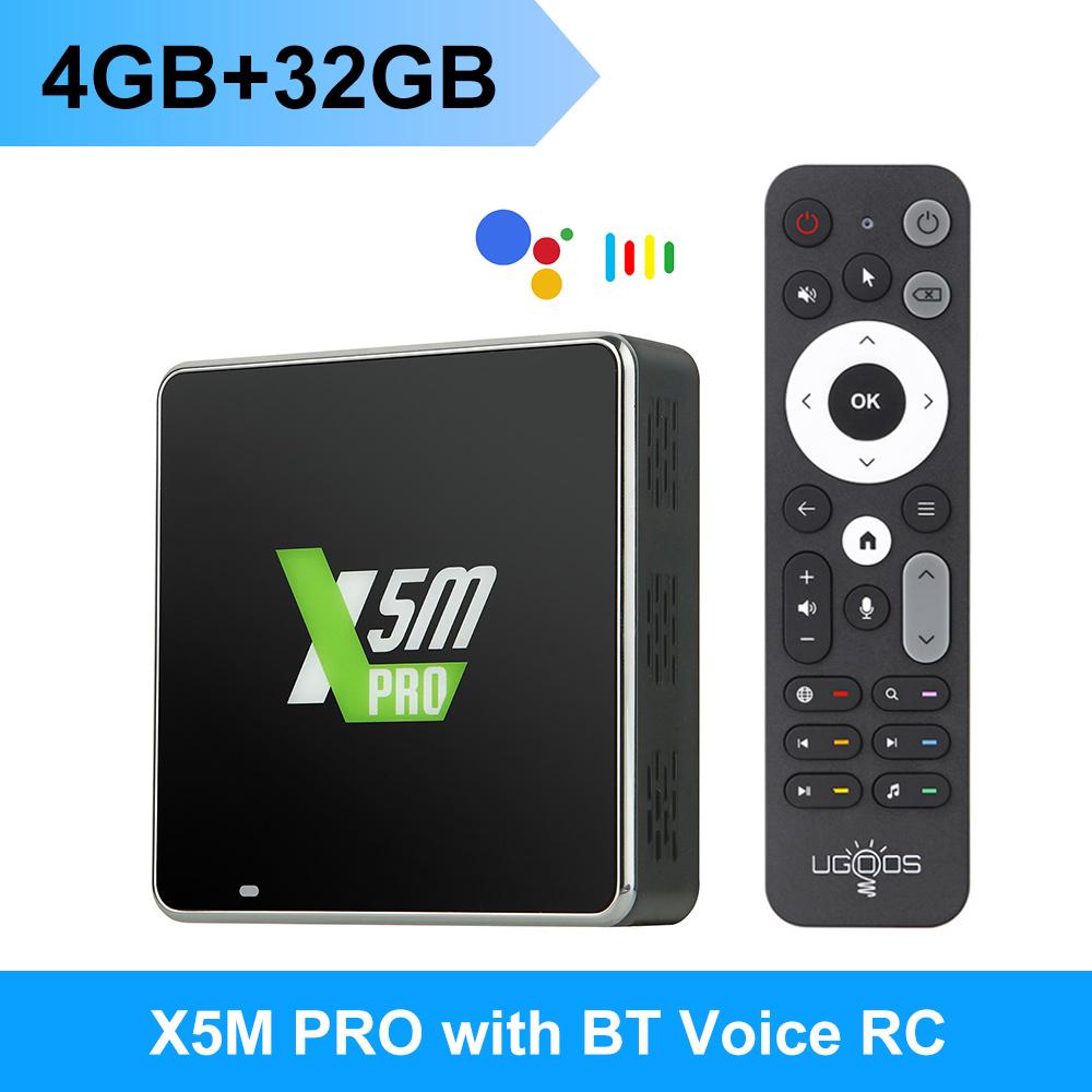 ТВ-бокс UGOOS X5M PRO Android 14 Amlogic S905X5M Поддержка AI-SR AV1 Приставка 4G32G
ТВ-бокс UGOOS X5M PRO Android 14 Amlogic S905X5M Поддержка AI-SR AV1 Приставка 4G32G