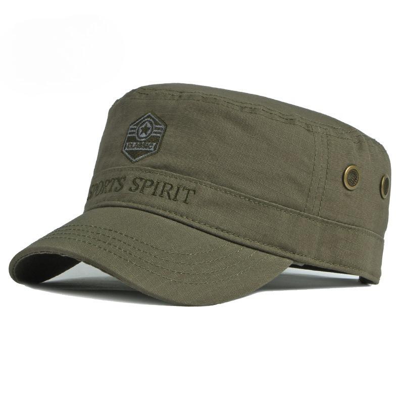 Men s Cotton Military Cap Summer Outdoor Breathable Flat Top Hat Vintage Embroidery Cadet Hat Casual Sun Protection Peaked Cap 56-60cm армія зелений колір
Men s Cotton Military Cap Summer Outdoor Breathable Flat Top Hat Vintage Embroidery Cadet Hat Casual Sun Protection Peaked Cap 56-60cm армія зелений колір