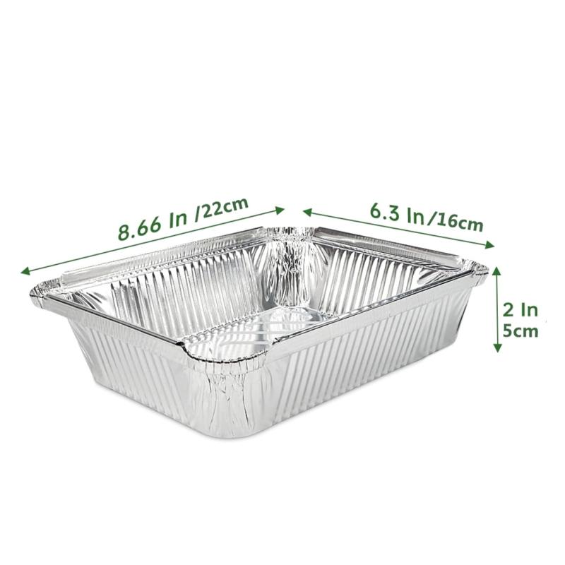 50 шт. одноразовая алюминиевая фольга жестяная коробка пищевой лоток контейнер с крышкой подходит для упаковки еды на вынос кухня кулинария
50 шт. одноразовая алюминиевая фольга жестяная коробка пищевой лоток контейнер с крышкой подходит для упаковки еды на вынос кухня кулинария
